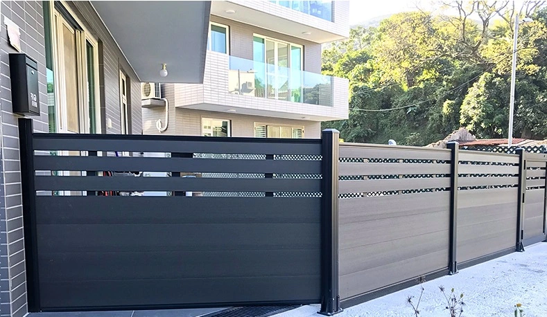 Hot Sale High Quality Wood Plastic Composite WPC Customized Outdoor Garden Fence