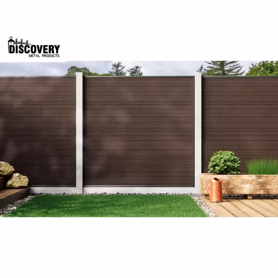 Cerca WPC Cerca para jardim ao ar livre Cerca para construção WPC
