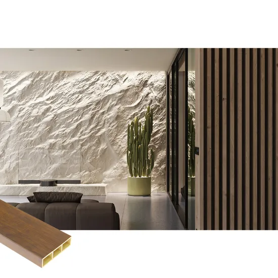 Fabricante WPC Tubo de madeira quadrado oco WPC interno