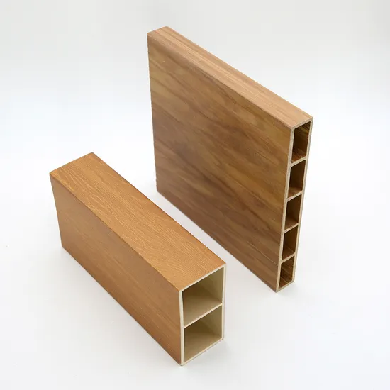 Composto de plástico de madeira WPC de alta qualidade com preço de fábrica Tubos de madeira de coluna quadrada