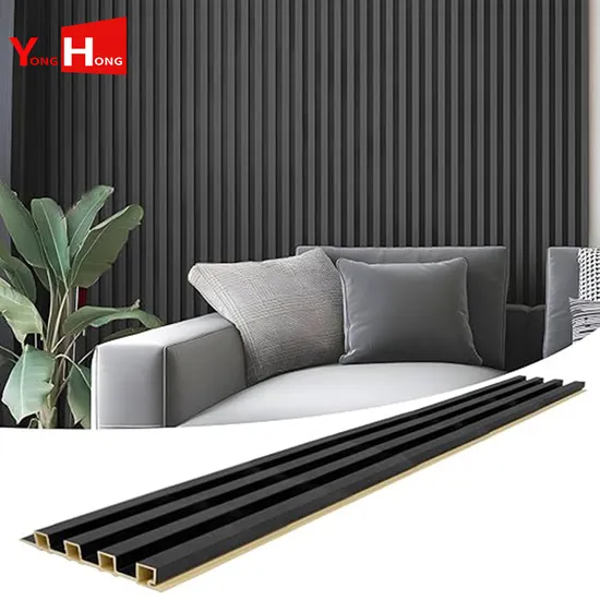 Tubo de PVC de teto à prova d'água WPC para decoração de interiores