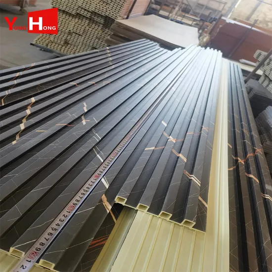 Painel de teto suspenso decorativo interno em PVC/WPC/tubo de teto