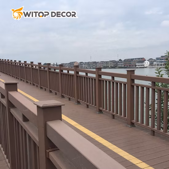 Ripas de madeira de carvalho Tubo de madeira WPC Tubo de sarrafo ao ar livre