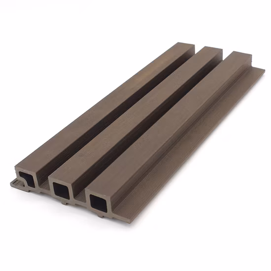 Painel de parede 3D decorativo de arte moderna ao ar livre WPC PE