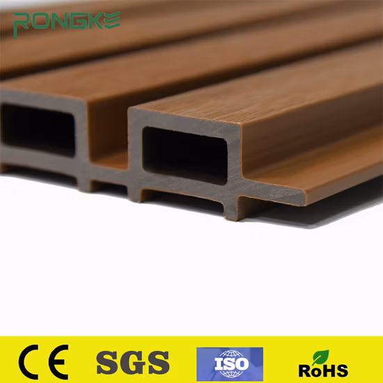 219 mm * 26 mm Painel de parede externo WPC de coextrusão The Great Wall Board