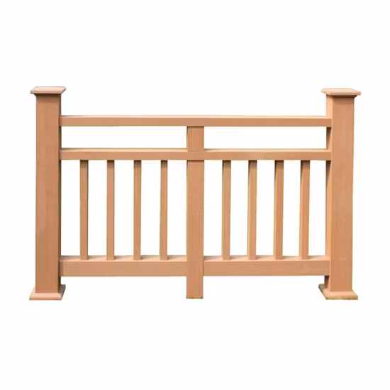 Placas de coluna ocas quadradas compostas altamente econômicas ao ar livre Tubo de madeira WPC