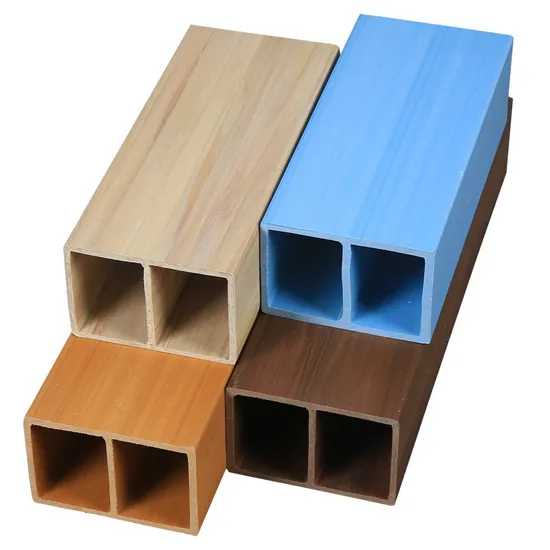 Preço de atacado de tubo de madeira composta WPC de painel de parede para decoração de interiores